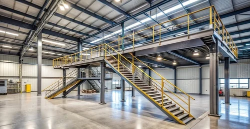 Warehouse mezzanine structure