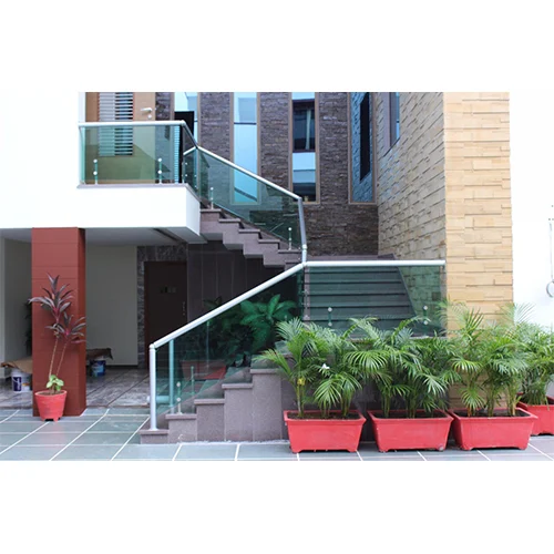 Ornamental wrought iron railing